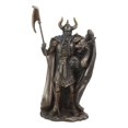 thumbnail image 3 of Ebros Norse Pagan God Loki Carrying Fenrir & Jörmungandr Serpent Statue 11.5"H, 3 of 7