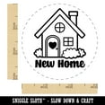 thumbnail image 2 of Sweet Adorable New Home Self-Inking Rubber Stamp Ink Stamper - Brown Ink - Small 3/4 Inch, 2 of 7