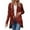 Red, variant on Plus Size Coat Plus Size Sequin Solid Color Fashion Casual Irregular Hem Long Coat for Women Silver,S