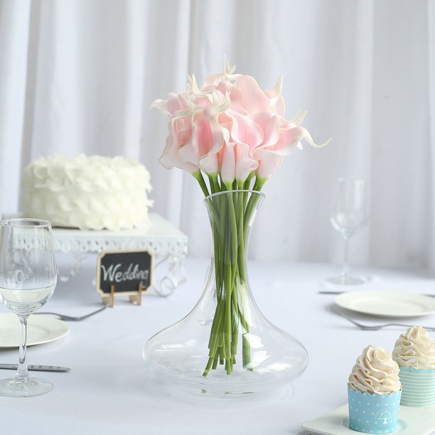 Efavormart 20 Pack 14" Tall Artificial Calla Lily Flowers Real Touch