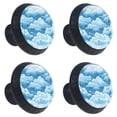 thumbnail image 2 of 4 Pcs Clouds Knobs for Kitchen Cabinet Cupboard Dresser Bookcase Drawer Pulls Handles Round Home Decor, 2 of 8
