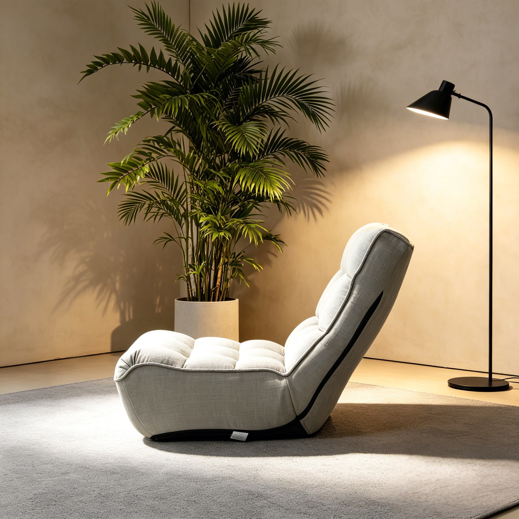Single sofa reclining chair Japanese chair lazy sofa tatami balcony reclining chair leisure sofa adjustable chair