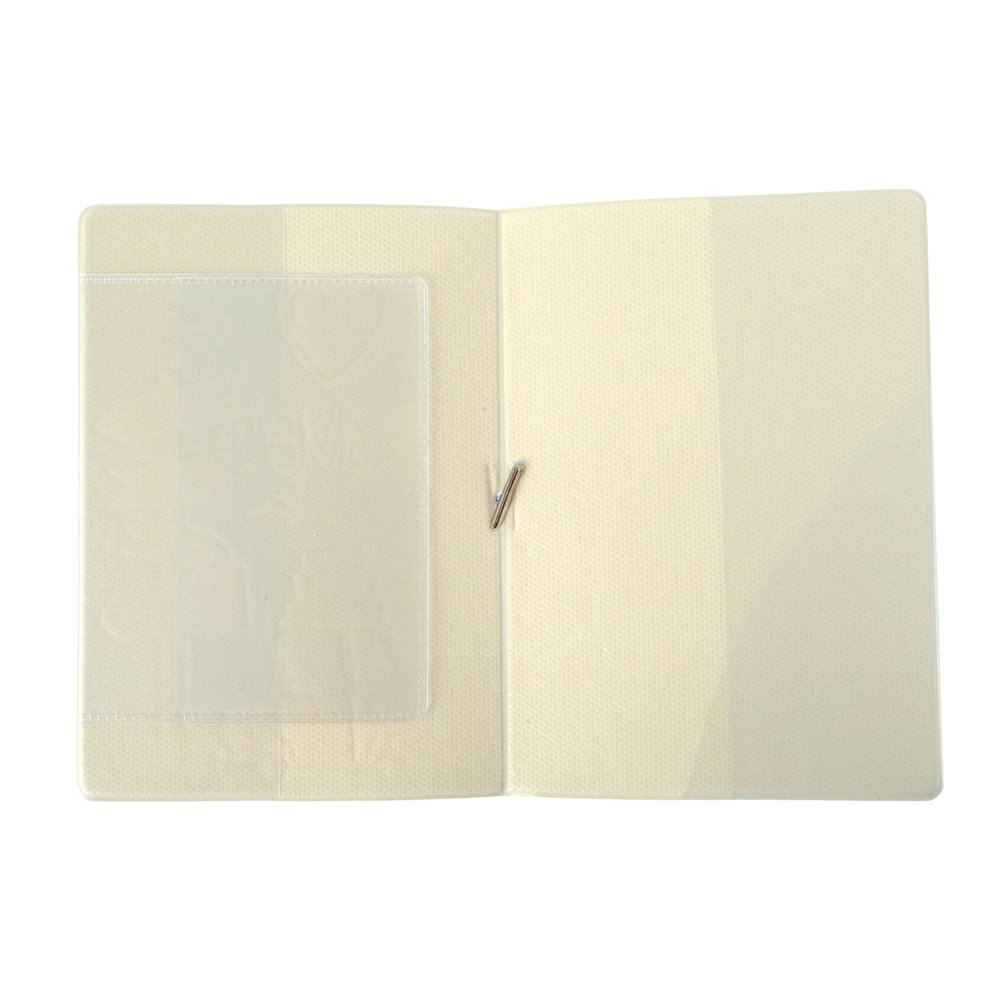 Unique Bargains Creative Cartoon Heart Passport Holder 1 Pc Blue