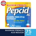 thumbnail image 3 of (3 pack) Pepcid AC Maximum Strength Heartburn Medicine, Famotidine, 75 Count, 3 of 14