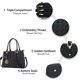 thumbnail image 3 of Carteras y bolsos KKXIU Cartera acolchada de piel vegana, 3 of 7