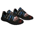 thumbnail image 6 of Whisper Words Of Wisdom Let It Be Hippie Shoes Sneakers for Women Men Black Size 13, 6 of 7