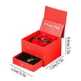 thumbnail image 4 of Aihimol Rose Gift Box- Eternal Rose Flower in Jewelry Box, Necklace Ring Perfume Gift Box, Handmade Rose Gift Box Packaging,Flower And Flower Box，Valentine's Day，Mother's Day,Anniversary Gift, 4 of 5