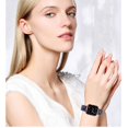 thumbnail image 5 of Omter Correa Con Estuche Compatible Con Apple Watch 41 Mm Mujeres Hombres Moda Pulsera De Resina Correa Pulsera Parachoques Para Iwatch Series 9/8/7 (Flor Azul 41 Mm), 5 of 5