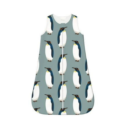 

Cauagu Penguin for Infant Wearable Blanket Unisex Girl Boy Swaddle Transition Sack - Newborn Essentials Sleep Clothes-Small