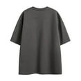 thumbnail image 3 of Busydd T Shirts for Man Casual Stylish Solid Color Cotton T Shirts for Men Round Neck Short Sleeve Summer Tops Loose Comfortable Tee Tops, 3 of 5