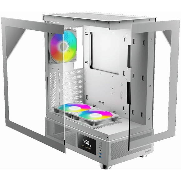Gabinete Gamdias ATLAS E1ATX ARGB S FUENTE CRISTAL GDATLAS E1 WH