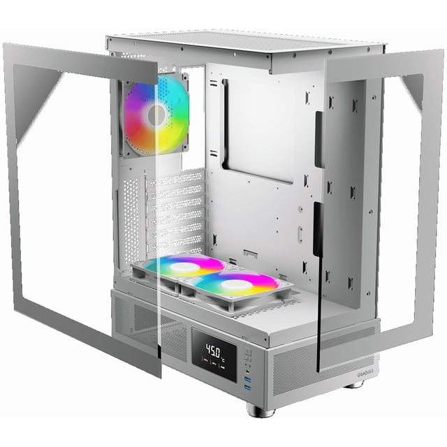Gabinete Gamdias ATLAS E1ATX ARGB S FUENTE CRISTAL GDATLAS E1 WH