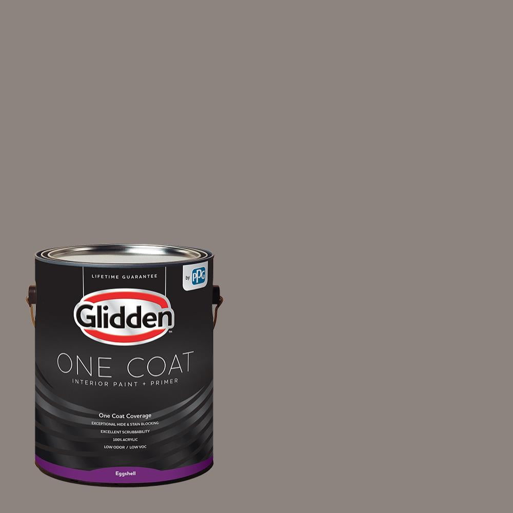 Glidden One Coat Interior Paint and Primer, Elephant Gray / Gray, 1