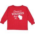 thumbnail image 3 of Inktastic Someone in Wisconsin Loves Me Boys or Girls Long Sleeve Toddler T-Shirt, 3 of 5