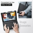 thumbnail image 2 of JETech Keyboard Case for iPad 10.2-Inch (2021/2020/2019 Model, 9th/8th/7th Generation) with Pencil Holder, Magnetic Detachable Bluetooth Wireless Key, 2 of 6
