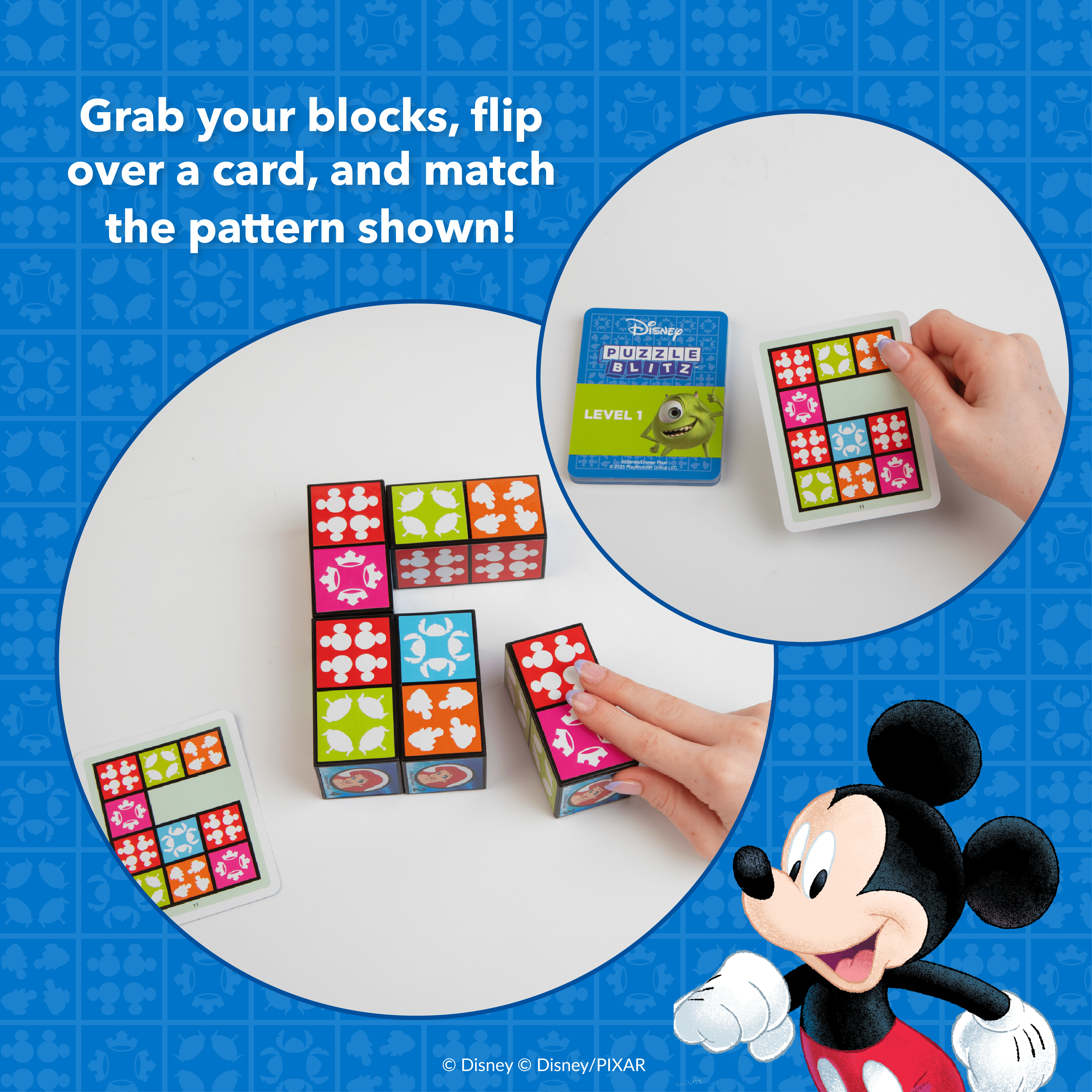 Disney Puzzle Blitz Juego de mesa familiar, 2-4 jugadores, niños desde 8 años (Exclusivo Walmart) 5