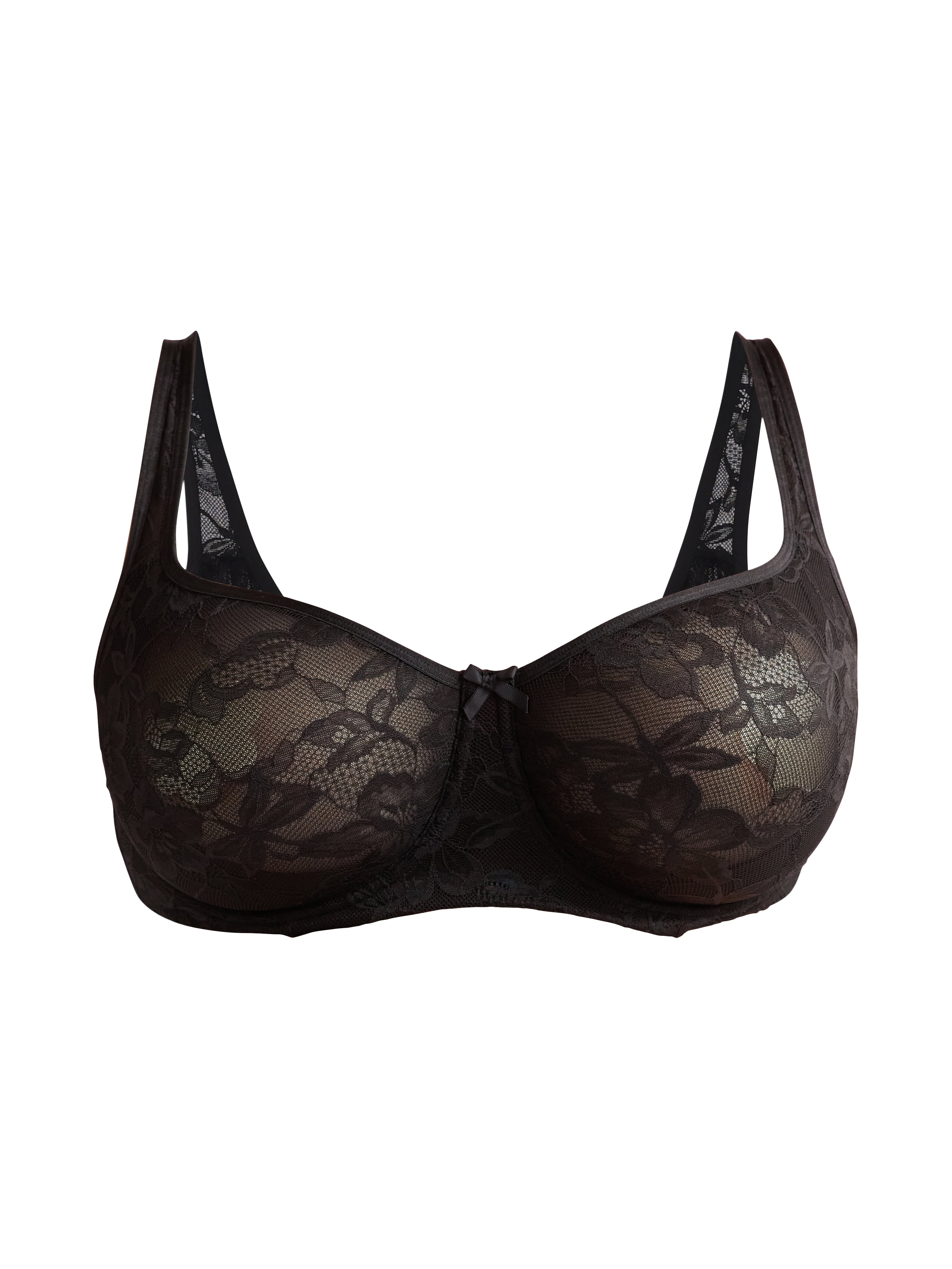 Joyspun Women's & Women's Plus Unlined Lace Balconette Bra, Sizes 38DD-46DDD