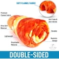 thumbnail image 3 of (60 Inch) Giant Pepperoni Pizza Blanket - Novelty Big Pizza Blanket Adult and Kids - Premium Soft Flannel Round Pepperoni Blanket for Indoors, Outdoors, Travel, Home and More, 3 of 6