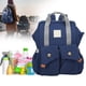 thumbnail image 5 of Bolsa Para Cambiar Pañales, Bolsa Para Pañales De Maternidad Segura No Tóxica, Diseño De Rejilla Múltiple Para Almacenamiento, Viaje, Momia Al Aire Libre, 5 of 8