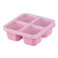 thumbnail image 1 of Bento Snack Box Contenedor De Comida Dividido Portátil Para Dulces, Pasta, Frutas Secas, Color Rosa, 1 of 9