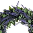 thumbnail image 4 of Artificial Wreath, Door Wreath 17 Inch Lavender Spring Wreath Round Wreath for The Front Door, Home Decor, 4 of 5