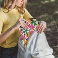 thumbnail image 5 of FORMRS 13"-13.3" Laptop Sleeve Protective Case Soft Carrying Quilted Computer Bag Cover, Pink Floral Blooms, 5 of 7