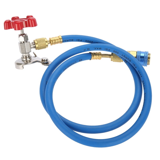 Manguera de recarga de refrigerante R134a, accesorio para lata de Gas, grifo para lata de refrigerante R502 R‑12 R‑22