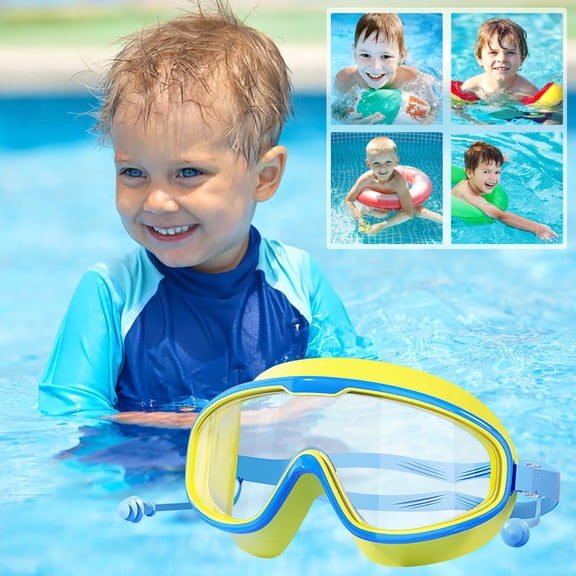Kids Swim Goggles Waterproof High-definition Children's Swimming Goggles, Baby Swim Goggles for Kids 3-6