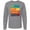 AC-Heather Grey, variant on Eat Sleep Theatre Repeat Drama for Actor Long Sleeve T-Shirt