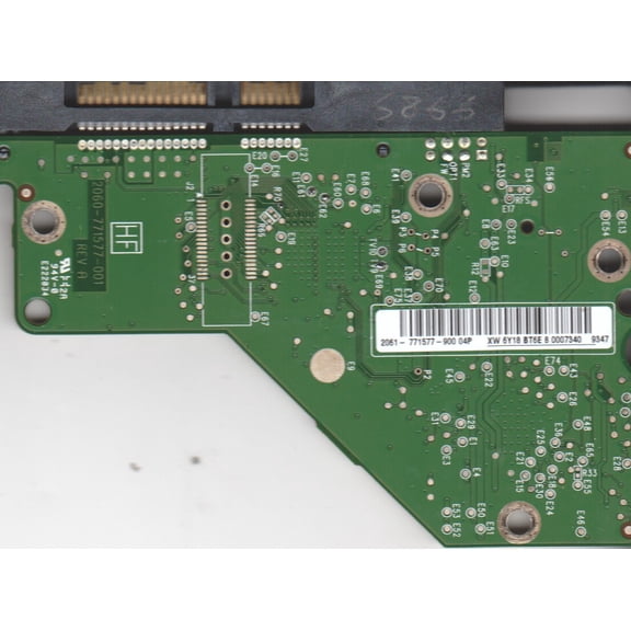 WD5000AAKS-00H2B0, 2061-771577-900 04P, 001 REV A, WD SATA 3.5 PCB