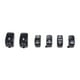 thumbnail image 1 of 6pcs Cubiertas de cubierta Del Interruptor de Control Manual Negro, 1 of 6