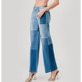 thumbnail image 3 of Color Blocked Patch Me up Combo Wide Leg Jean, 3 of 3