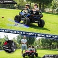 thumbnail image 5 of sopbost 24V 2 Seater Kids UTV XL with Remote Control, Blue, 5 of 9