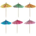 thumbnail image 1 of Sombrillas de cóctel GUSTO, 240 unidades, colores surtidos, 1 of 8