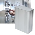 thumbnail image 4 of Estuche para proyecto electrónico de aleación de aluminio blanco plateado para placa de circuito impreso 68 x 145 x 200 mm, 4 of 8