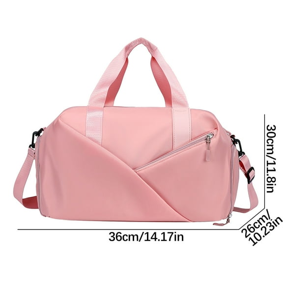 Ganfancp Travel Duffel Bags, Woman Travel Bag Big Capacity Hand Luggage Bag Classic Pure Color Tote Bag Shoulder Body Bag Sport Yoga Weekend Bag for Indoor/Outdoor
