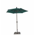 thumbnail image 1 of Jewett Cameron UAM076PFG 7 Pieds Ombre Réelle Plus Parasol de Jardin avec Bouton Poussoir Inclinable et Manivelle & 44; Vert Forêt, 1 of 1