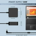 thumbnail image 2 of 65W Laptop Charger Compatible with Lenovo IdeaPad 3 330-14 330-15 330-17 330s-14 330s-15 S340 S145 S540 100s 110 310 320 510s V14 V15 Flex 5 14 15 14IWL; Yoga 510-15; Flex 5 4 6 14, 2 of 10