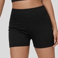 thumbnail image 4 of Stretchy Jean Shorts For Women High Waisted Pull On Jorts With Pockets Denim Shorts Women Summer Casual Shorts, 4 of 9