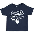 thumbnail image 3 of Inktastic Someone in Michigan Loves Me Boys or Girls Toddler T-Shirt, 3 of 5