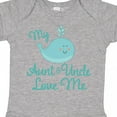thumbnail image 4 of Inktastic My Aunt and Uncle Love Me Whale Boys or Girls Baby Bodysuit, 4 of 5