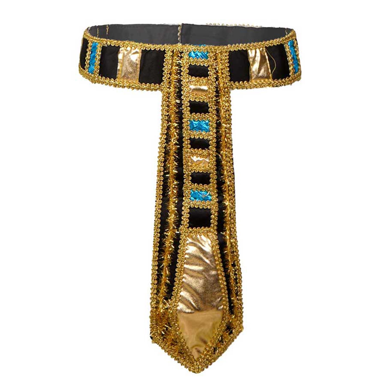 YIZYIF Mens Egyptian Costume Accessory Wrist Bands + Neck Collar + Belt