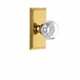 thumbnail image 2 of Grandeur Chambord Crystal Door Knob with Carre Plate, 2 of 6
