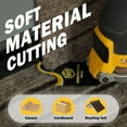 thumbnail image 5 of Oscillating Multi Tool Hook Knife Blade, 5 PCS Multitool Saw Blades for Cutting Soft Materials Roofing Shingles, PVC Floor Carpet, Cardboard, 5 of 5