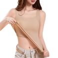 thumbnail image 5 of MEICHEN Women's Solid Tank Tops with Built In Bras Warm Slim Fit Vest Camisoles Seamless Underwear Trendy Summer Fall Essentials Clothes, 5 of 9