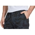 thumbnail image 5 of FEDTOSING Men's 3/4 Long Capri Shorts Casual Elastic Waist Cotton Relaxed Fit Cargo Shorts Black, 5 of 5