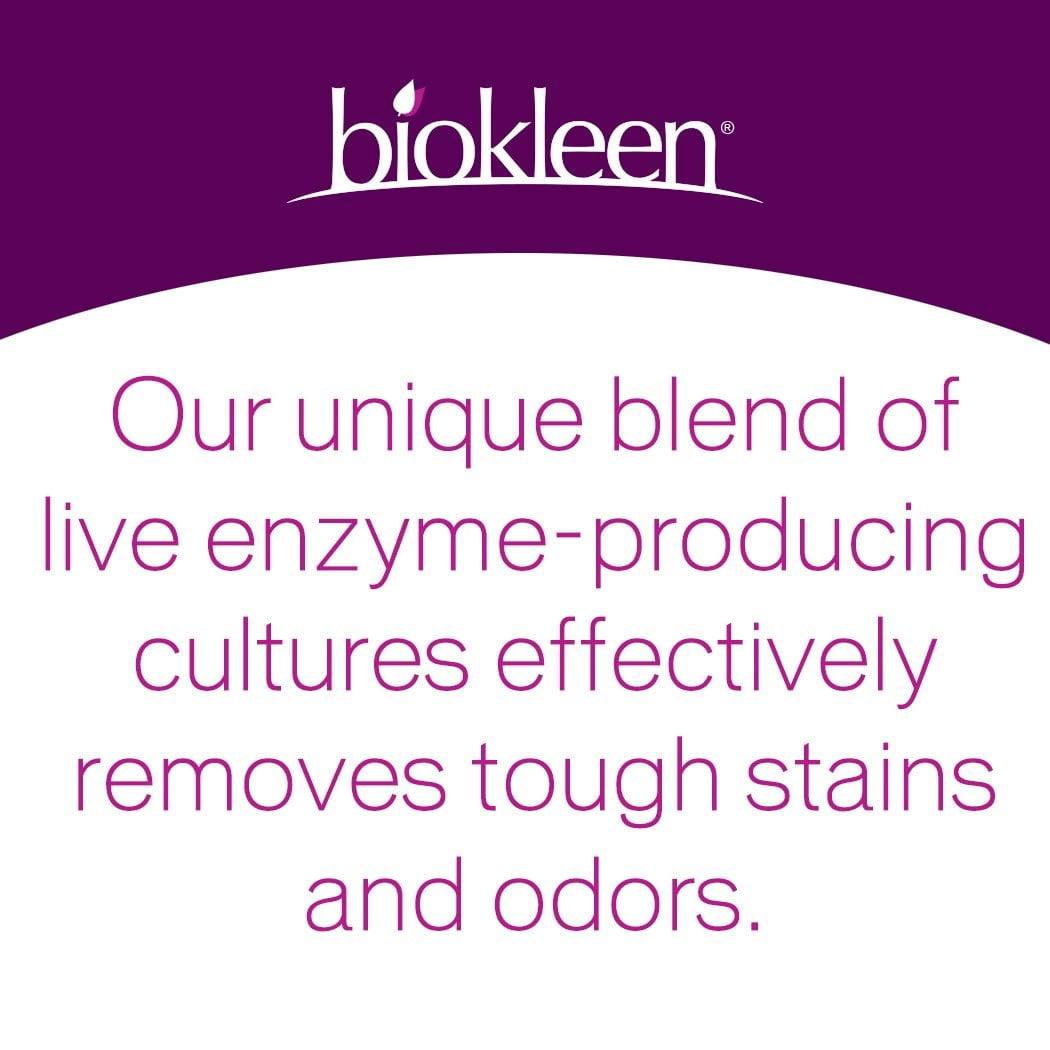 12-pack Biokleen Bac-Out Stain+Odor Remover - Enzymatic Pet Odor Remover - 12 Pack, 32 fl oz — Residential Use, Standard Application