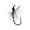 Pink 1, variant on Hand Tied Fly Fishing Lures, Carbon Steel Feather Streamer Hooks, All Purpose Dry Wet Trout Bait Tackle for Freshwater Angling