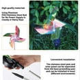 thumbnail image 6 of Matoen Solar Garden Lights, Wind Spinners for Yard and Garden, Outdoor Kinetic Art with Solar Powered Multi-Color Light for Yard Garden Backyard Lawn Decorations, 6 of 9