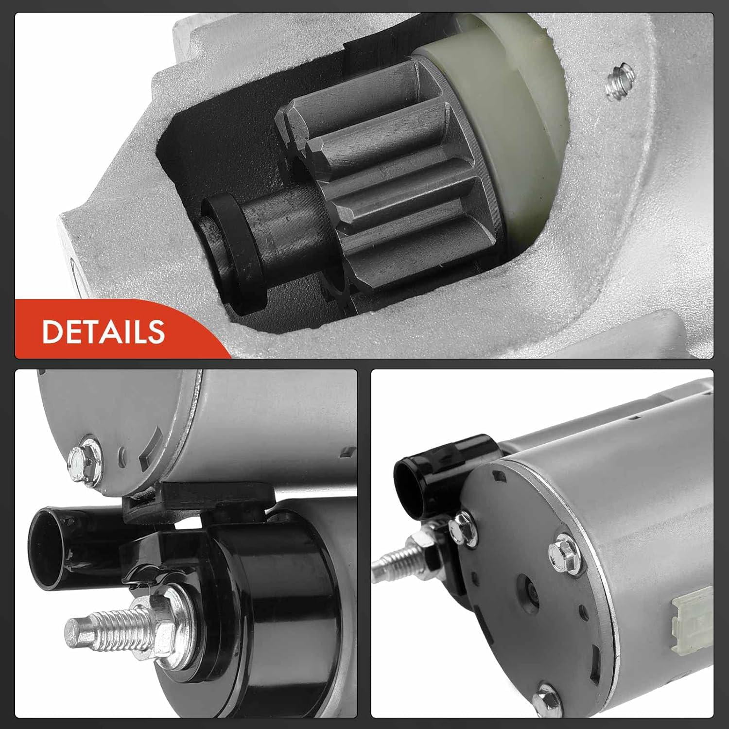 A-Premium Starter Motor Compatible With Ford Edge 15-18 2.7L, Fusion 17-19 2.7L & Lincoln MKX 16-18 2.7L, MKZ 17-20 3.0L, Continental 17-20 2.7L 3.0L - View #9